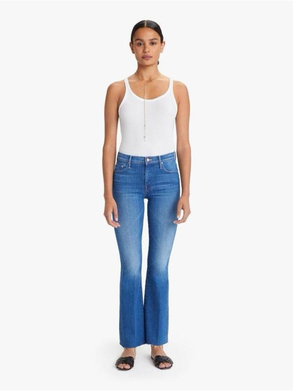 MOTHER The Weekender Fray in Double Vision Size 27